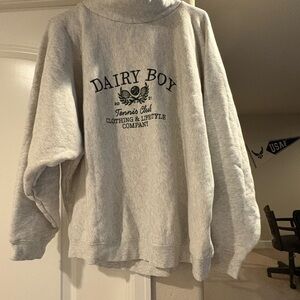 Gray Dairy Boy Sweatshirt